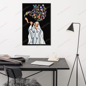 Jewish art, Elul Song - Framed poster