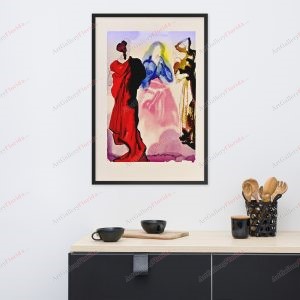 Virgins in Greece / Watercolor style - Framed poster