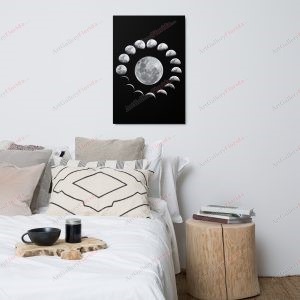 Moon Phases - Metal prints