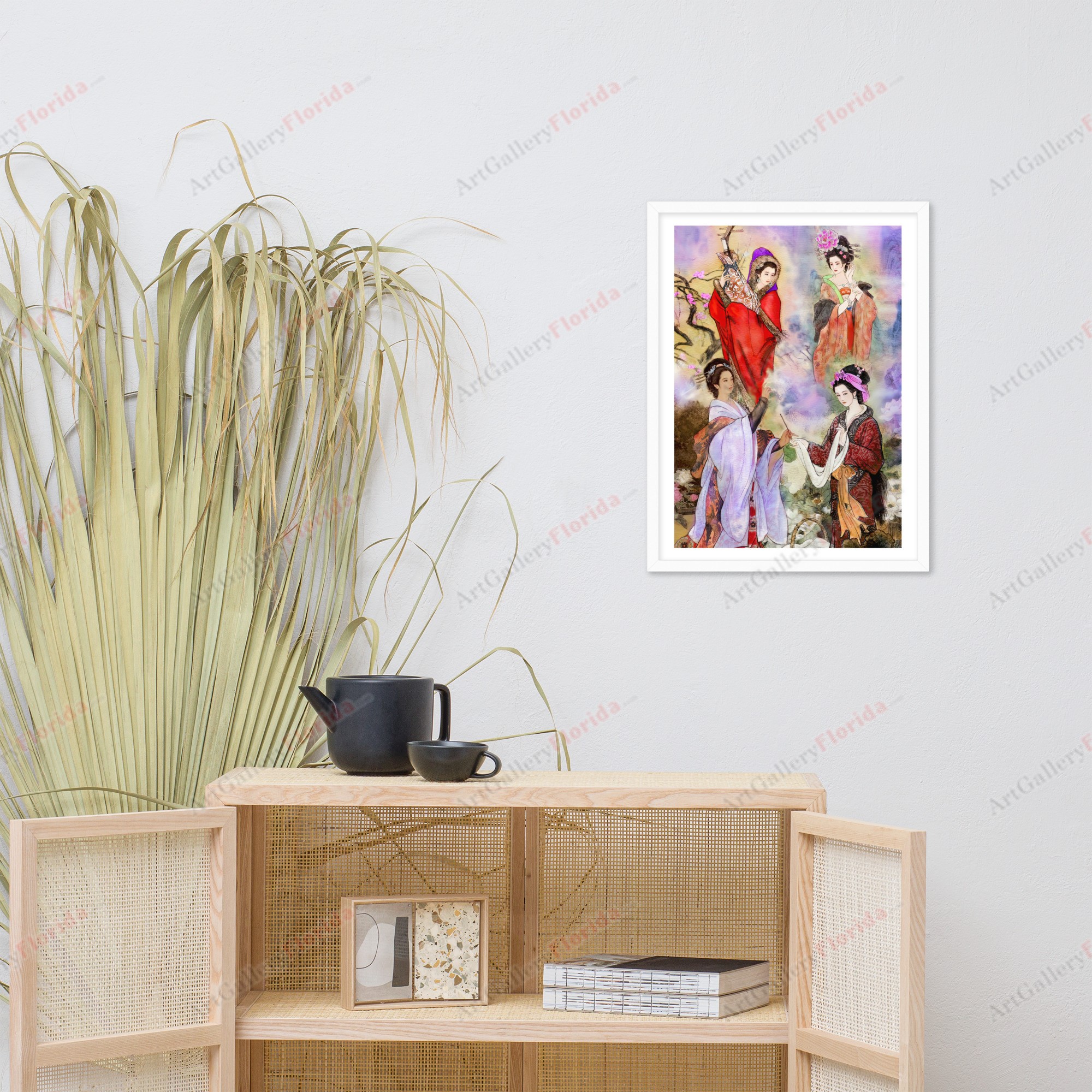 芸者, ''geisha'' - Framed poster - Image 5