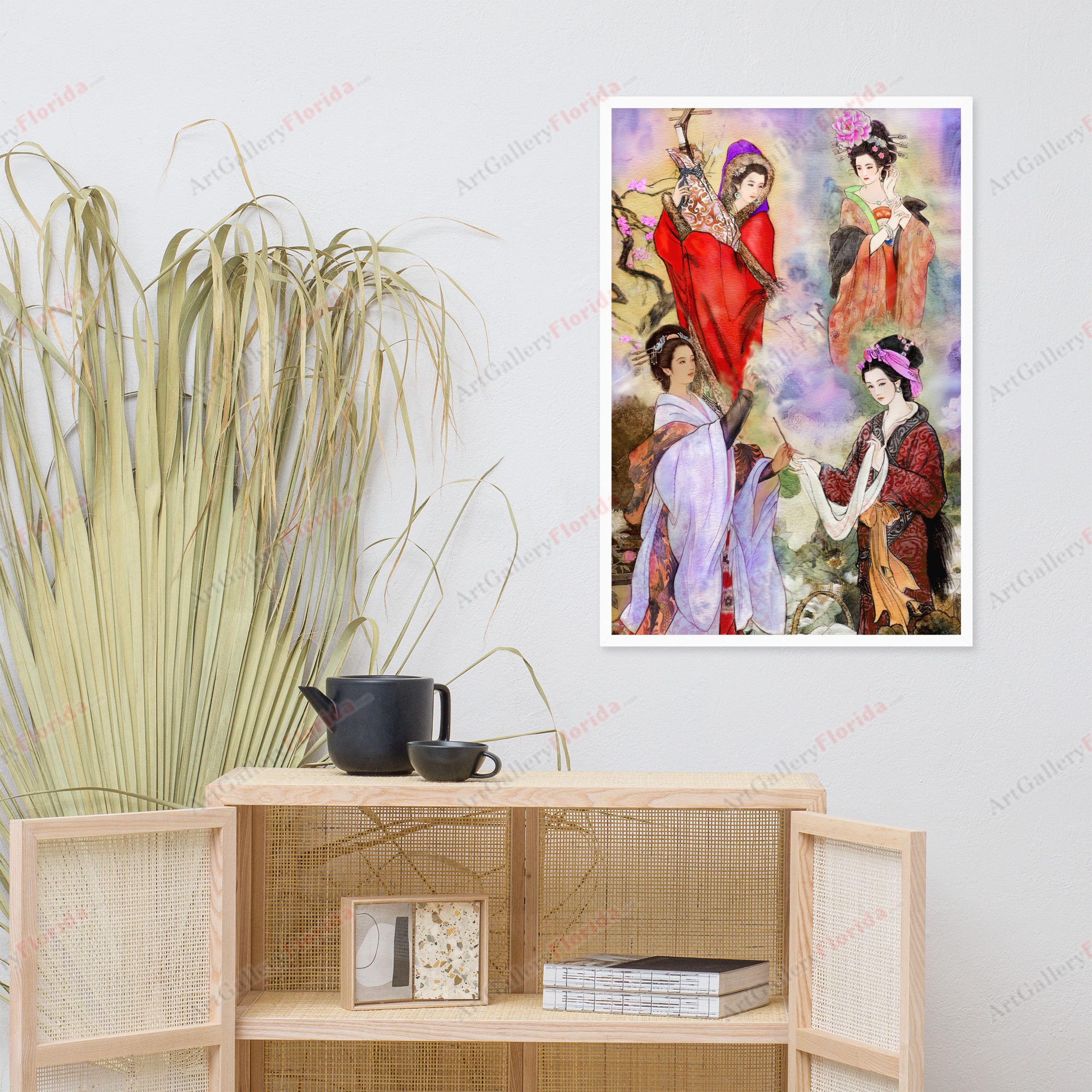 芸者, ''geisha'' - Framed poster - Image 6