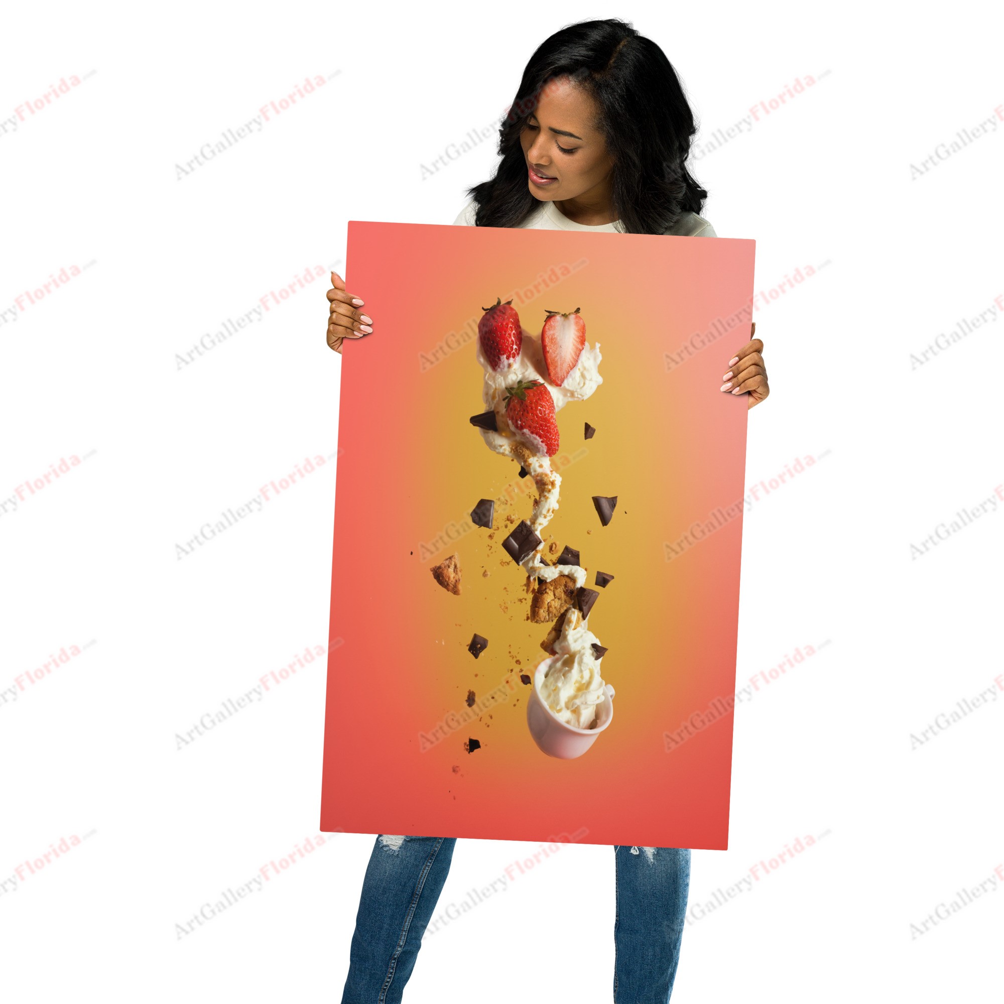 Flying dessert / Photo and colors - Metal prints - Image 2