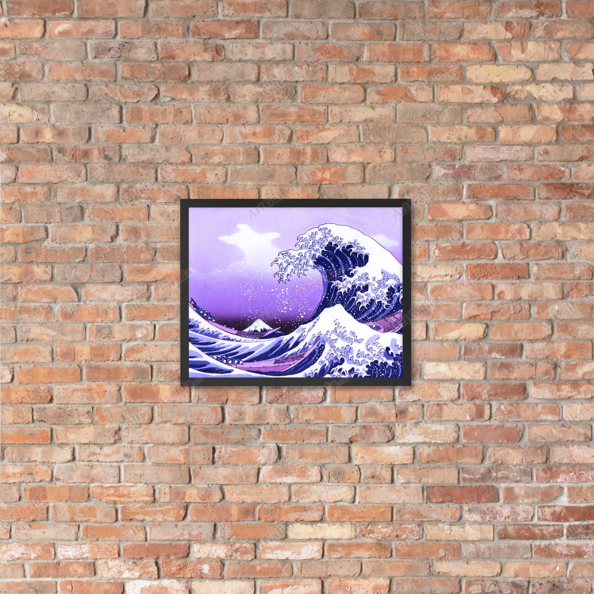 Japan Waves - Framed poster - Image 9