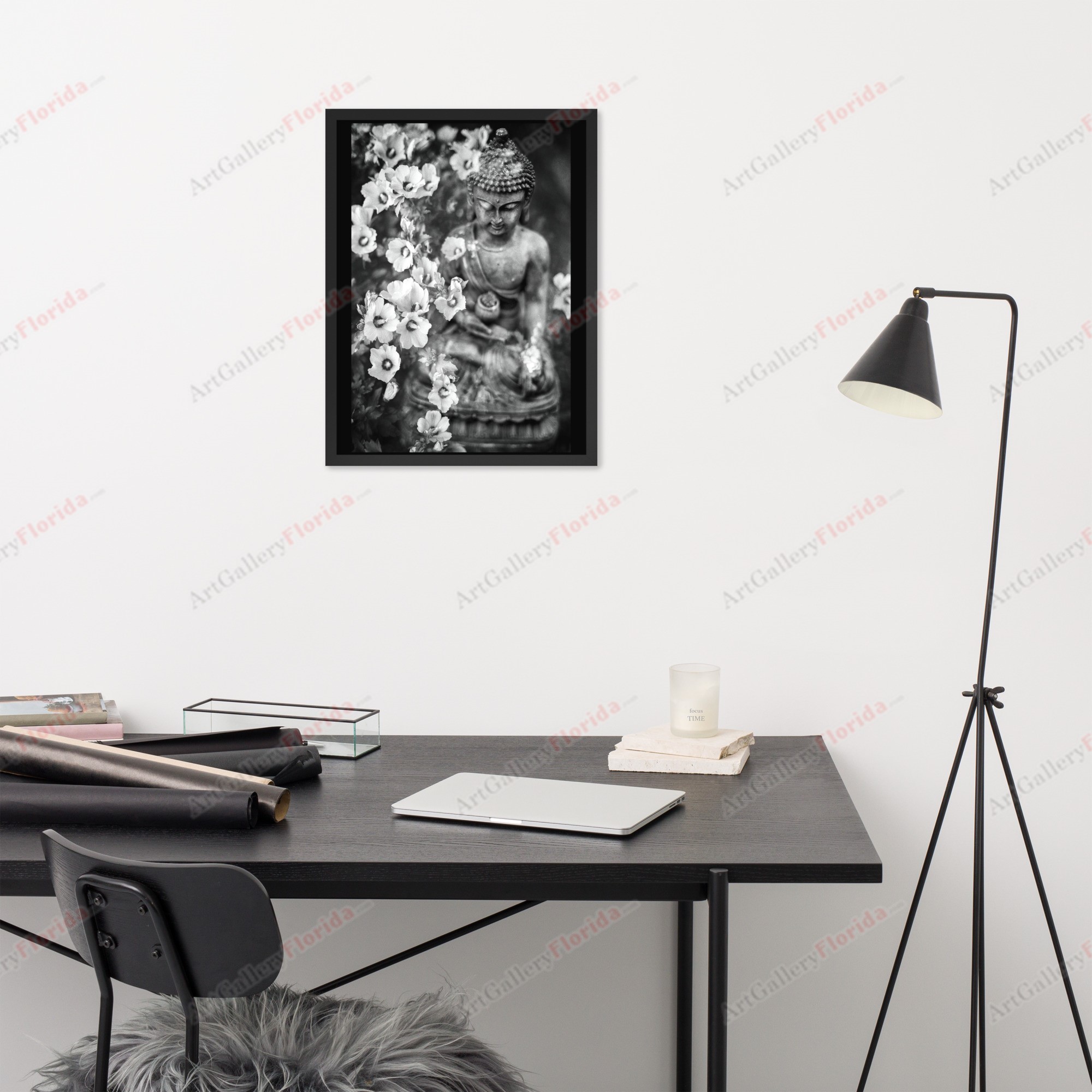 Buddha Flower - Framed poster - Image 2