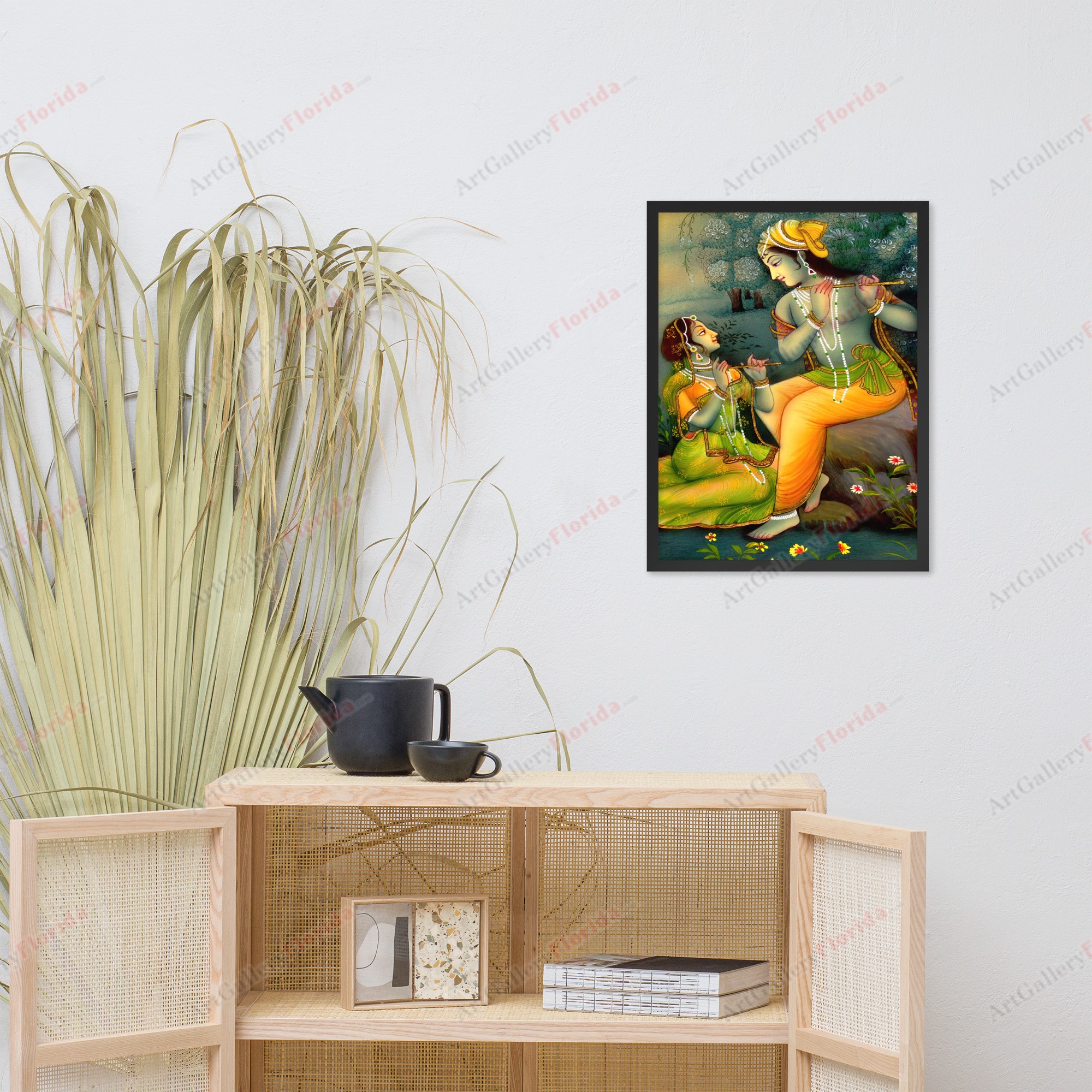 God Lord Krishna - Framed poster - Image 2