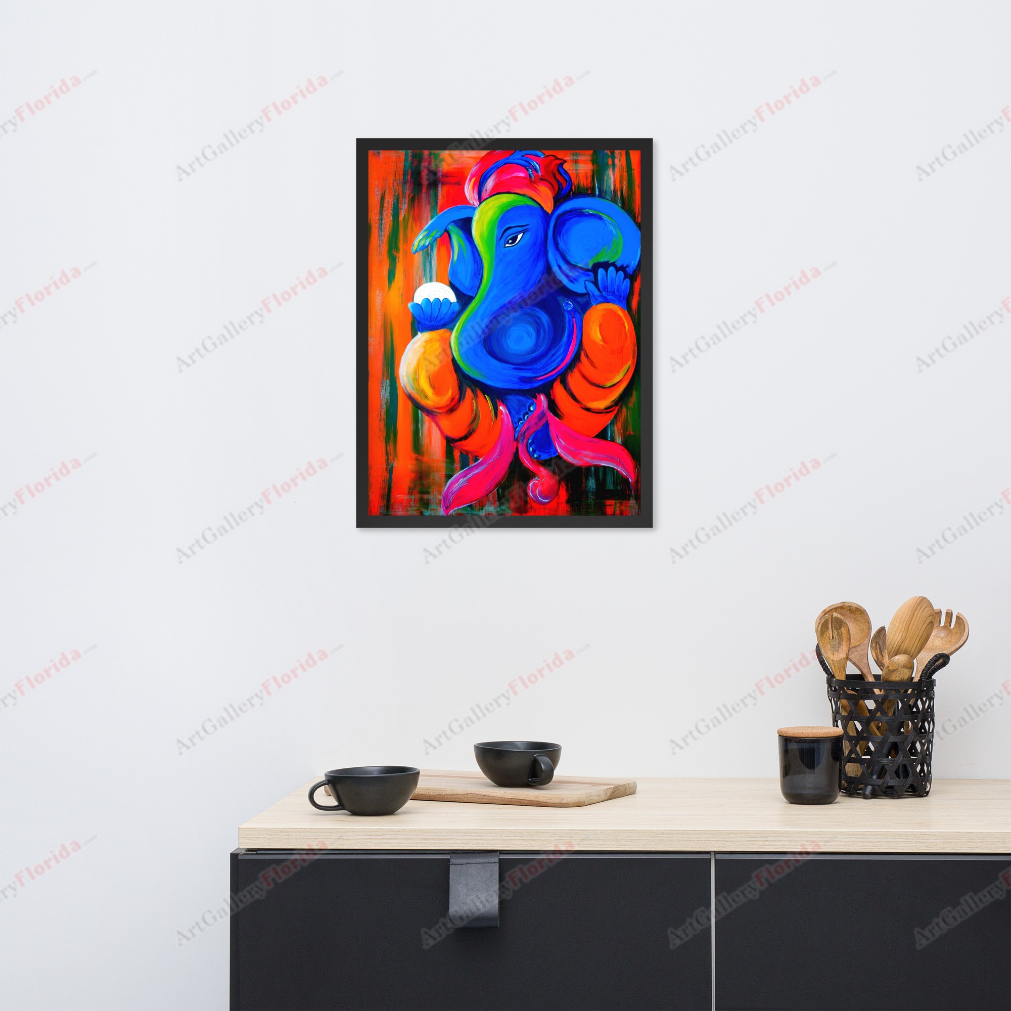 Ganesha God - Framed poster - Image 2