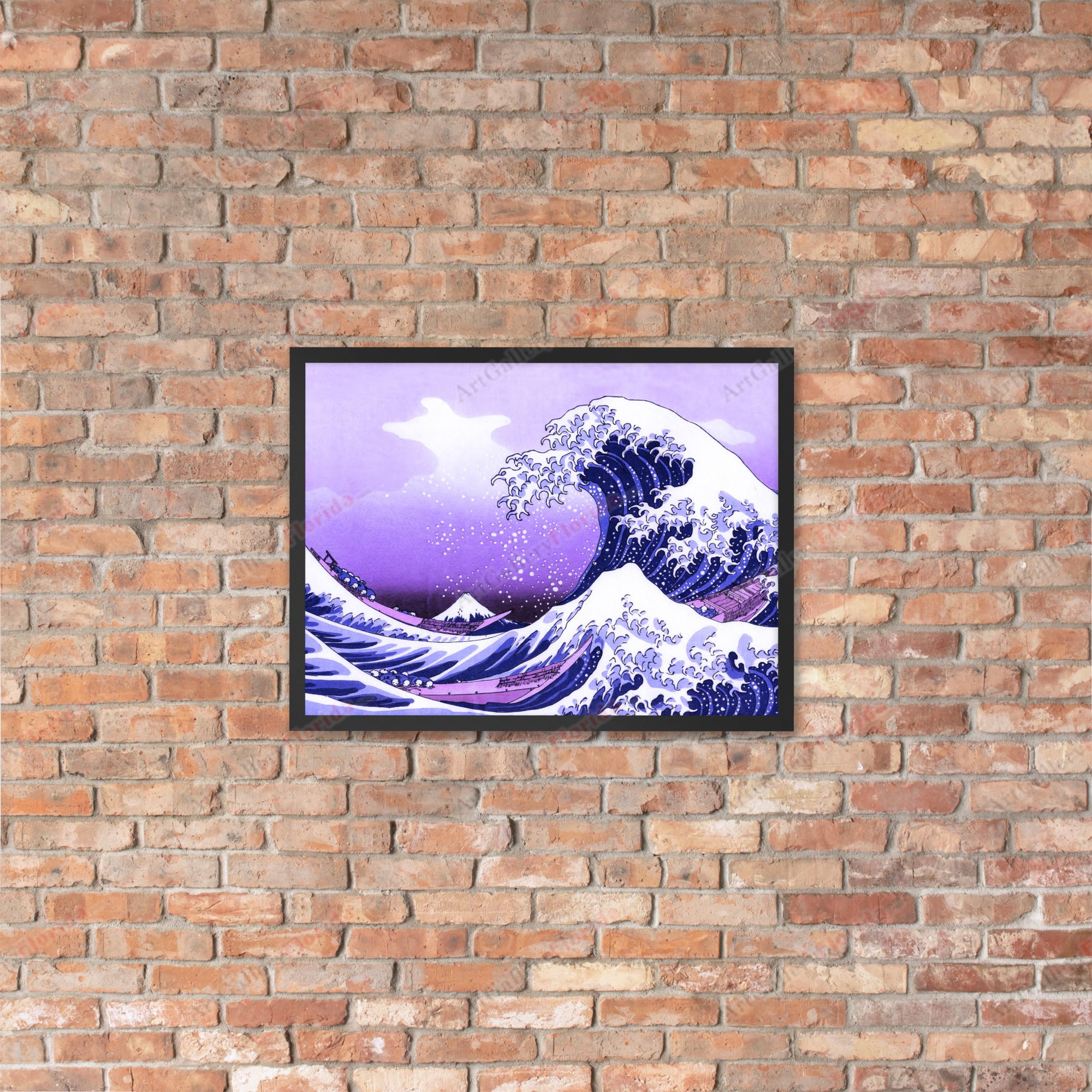 Japan Waves - Framed poster - Image 13