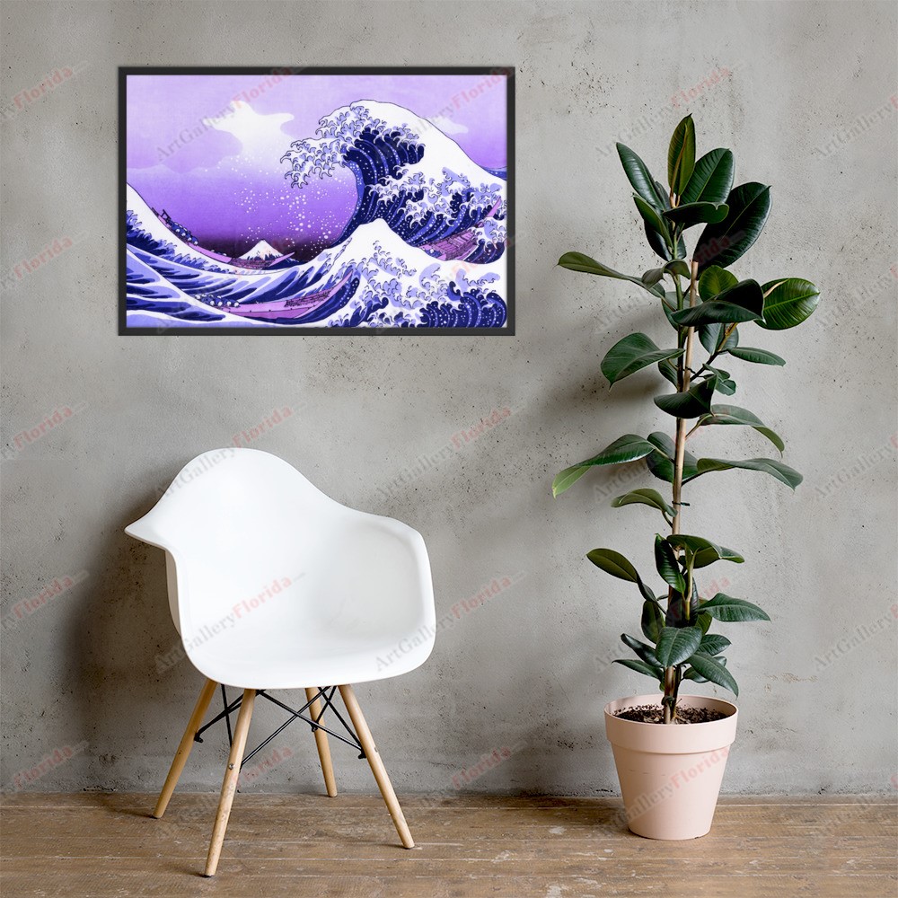 Japan Waves - Framed poster