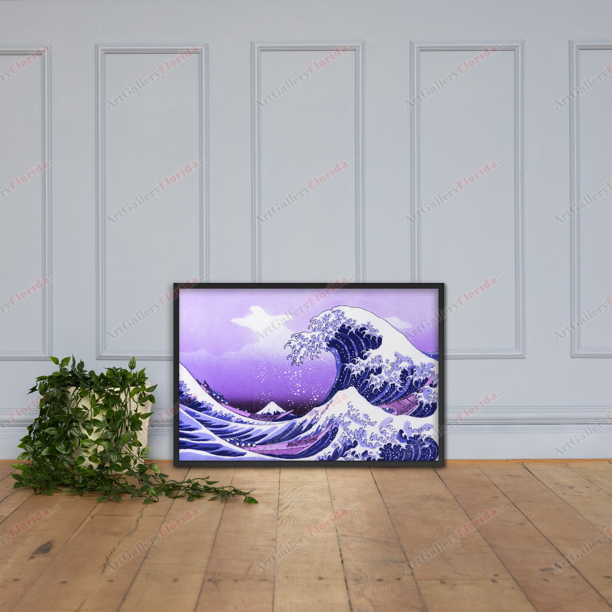 Japan Waves - Framed poster - Image 14