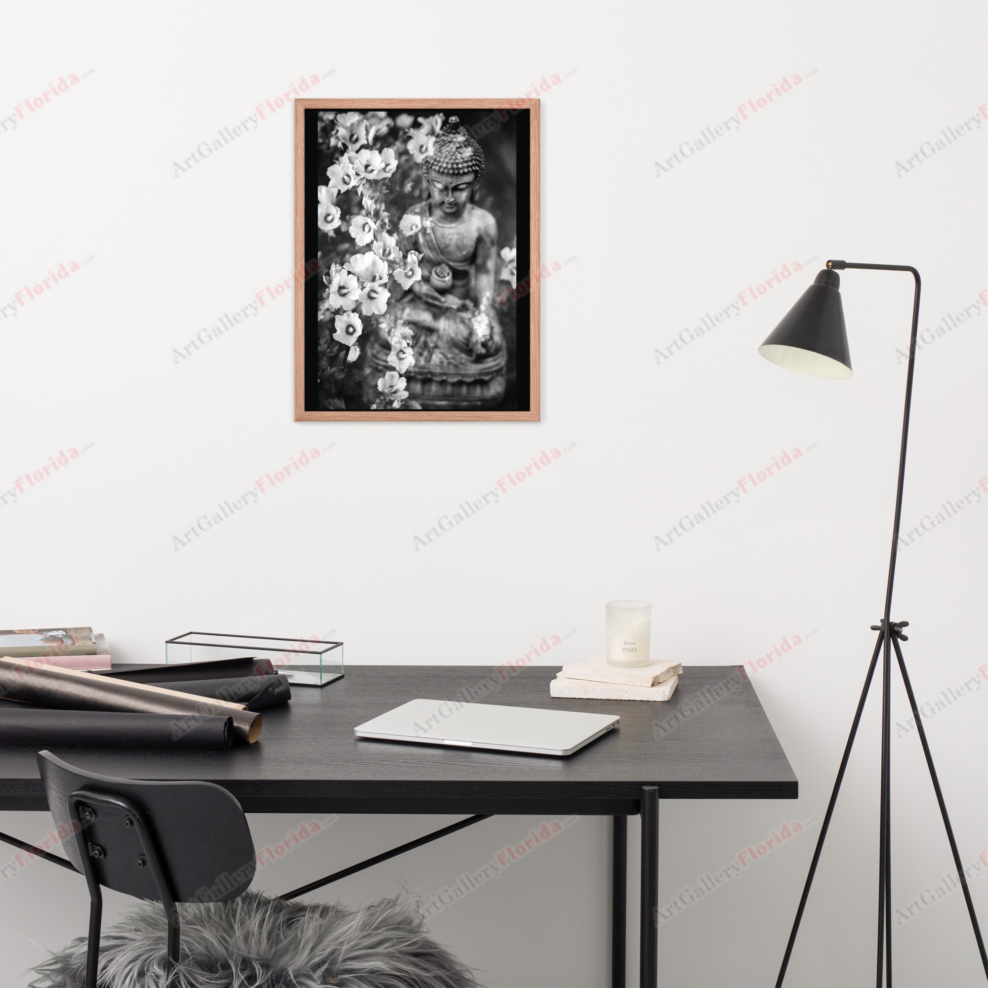 Buddha Flower - Framed poster - Image 3