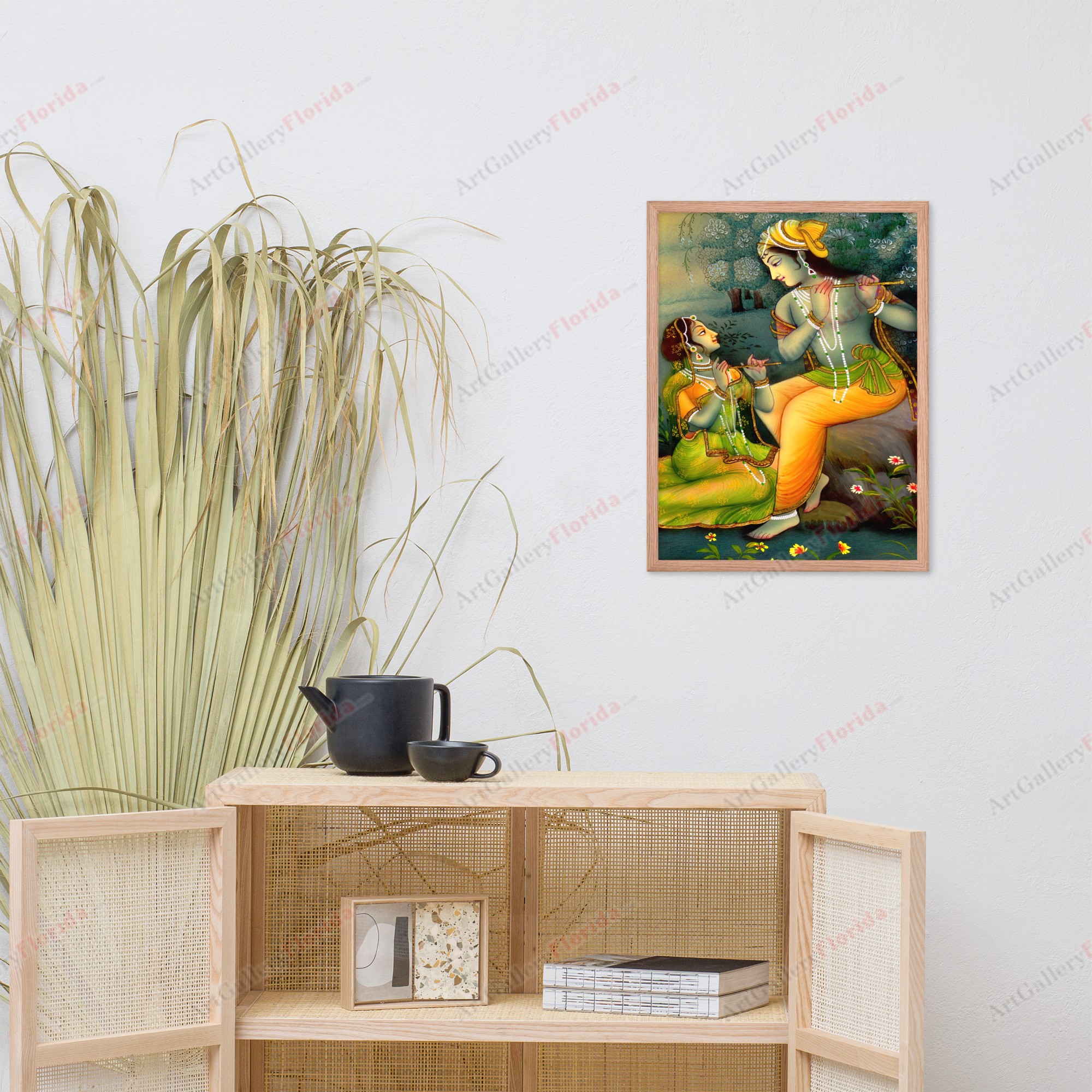 God Lord Krishna - Framed poster - Image 3