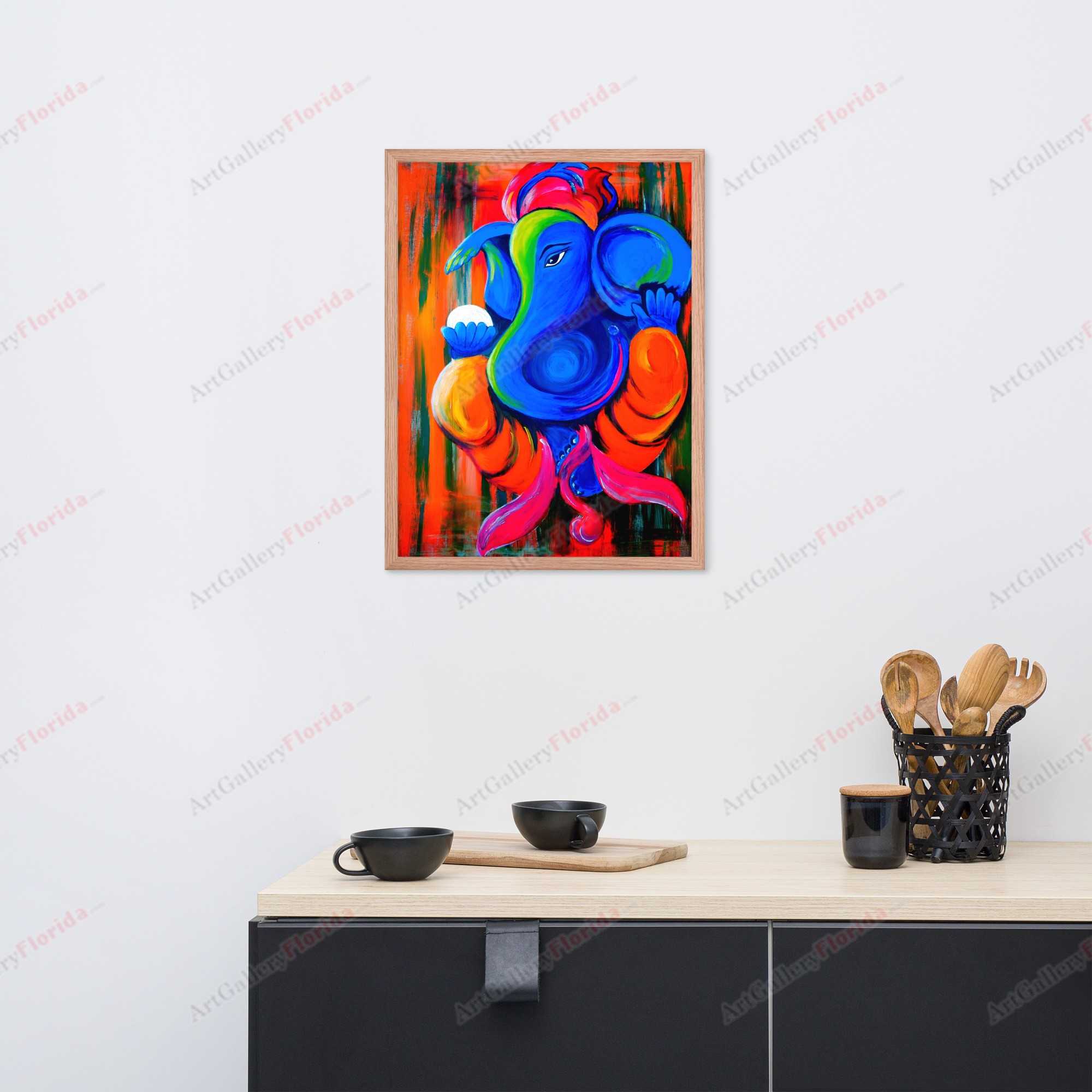 Ganesha God - Framed poster - Image 3