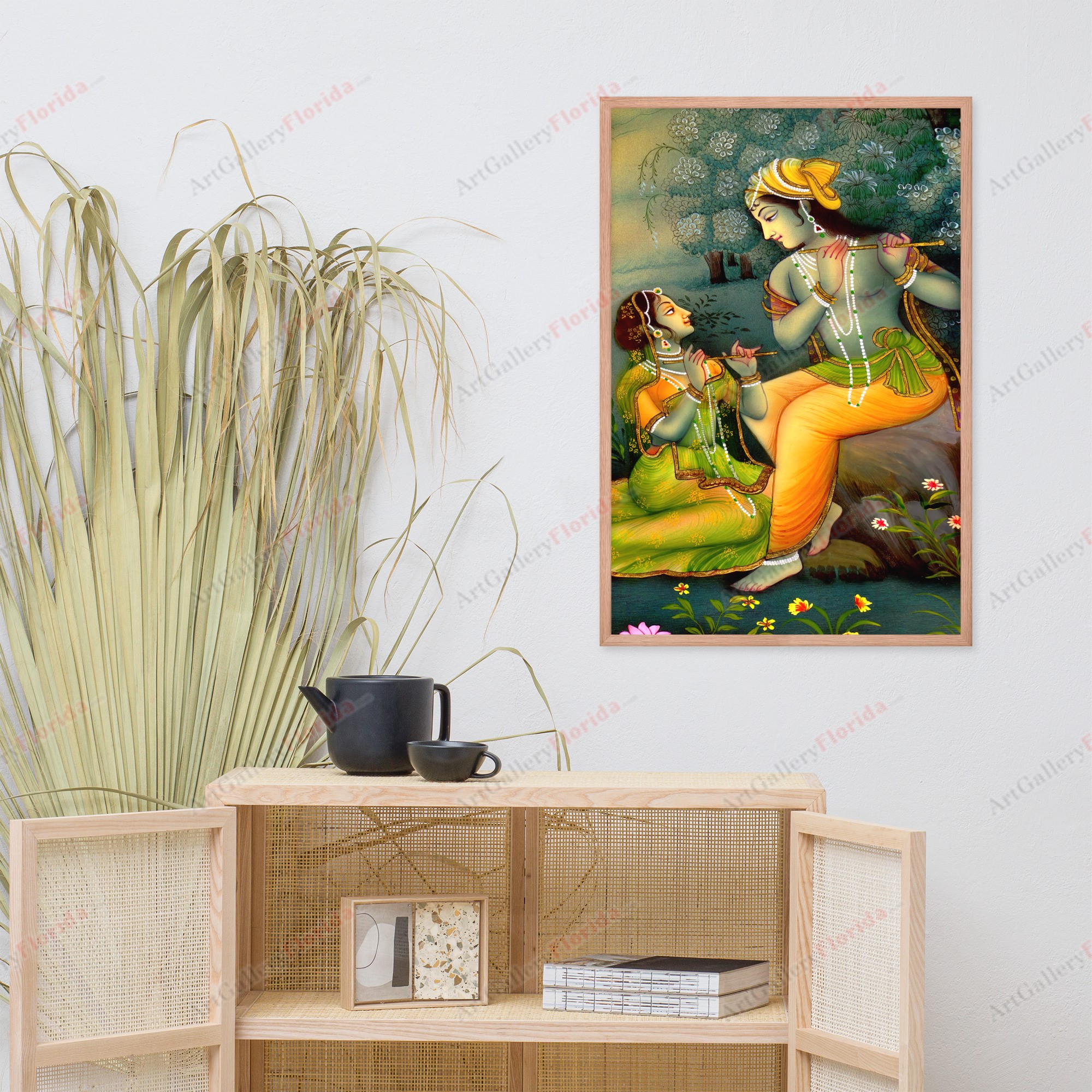 God Lord Krishna - Framed poster - Image 4