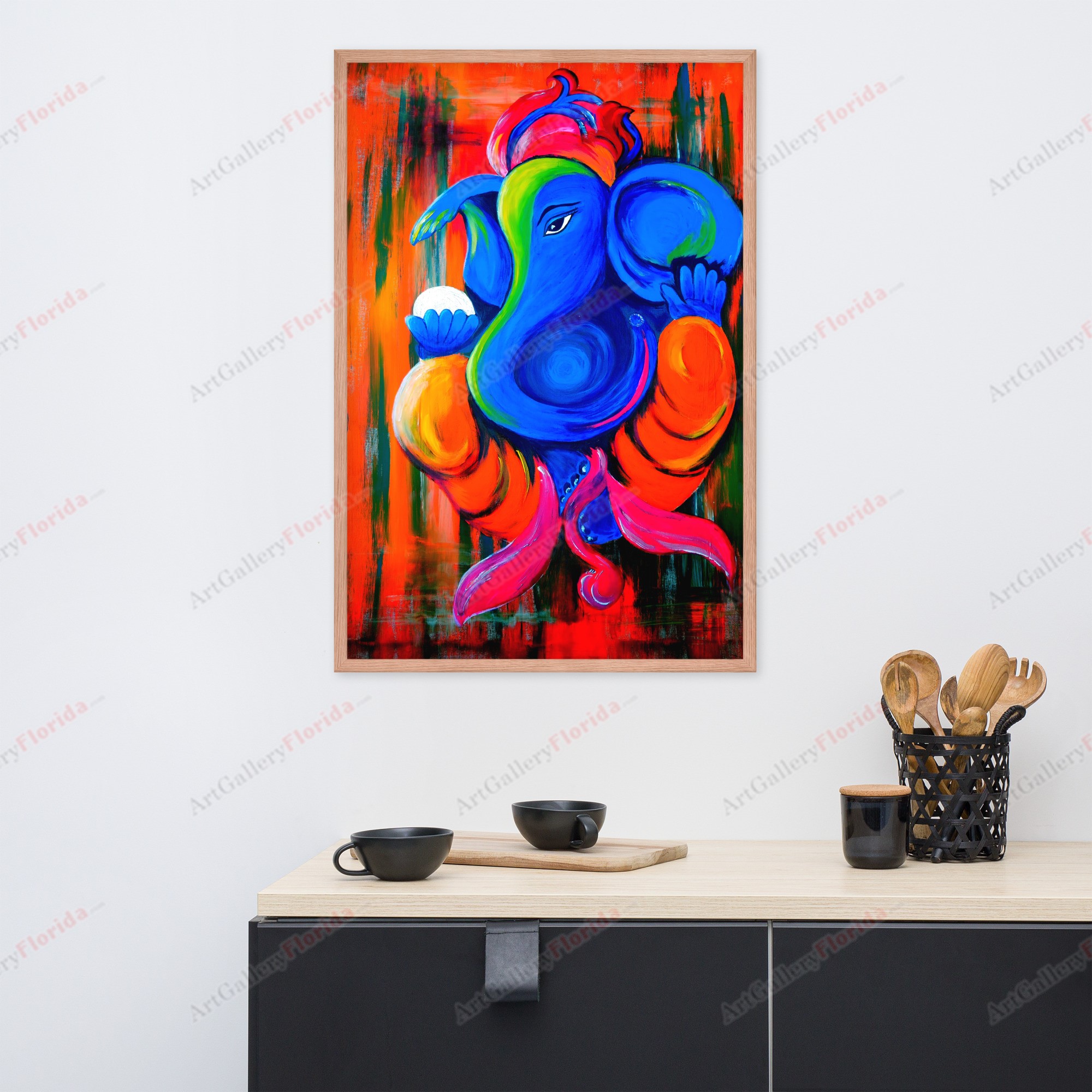 Ganesha God - Framed poster - Image 4