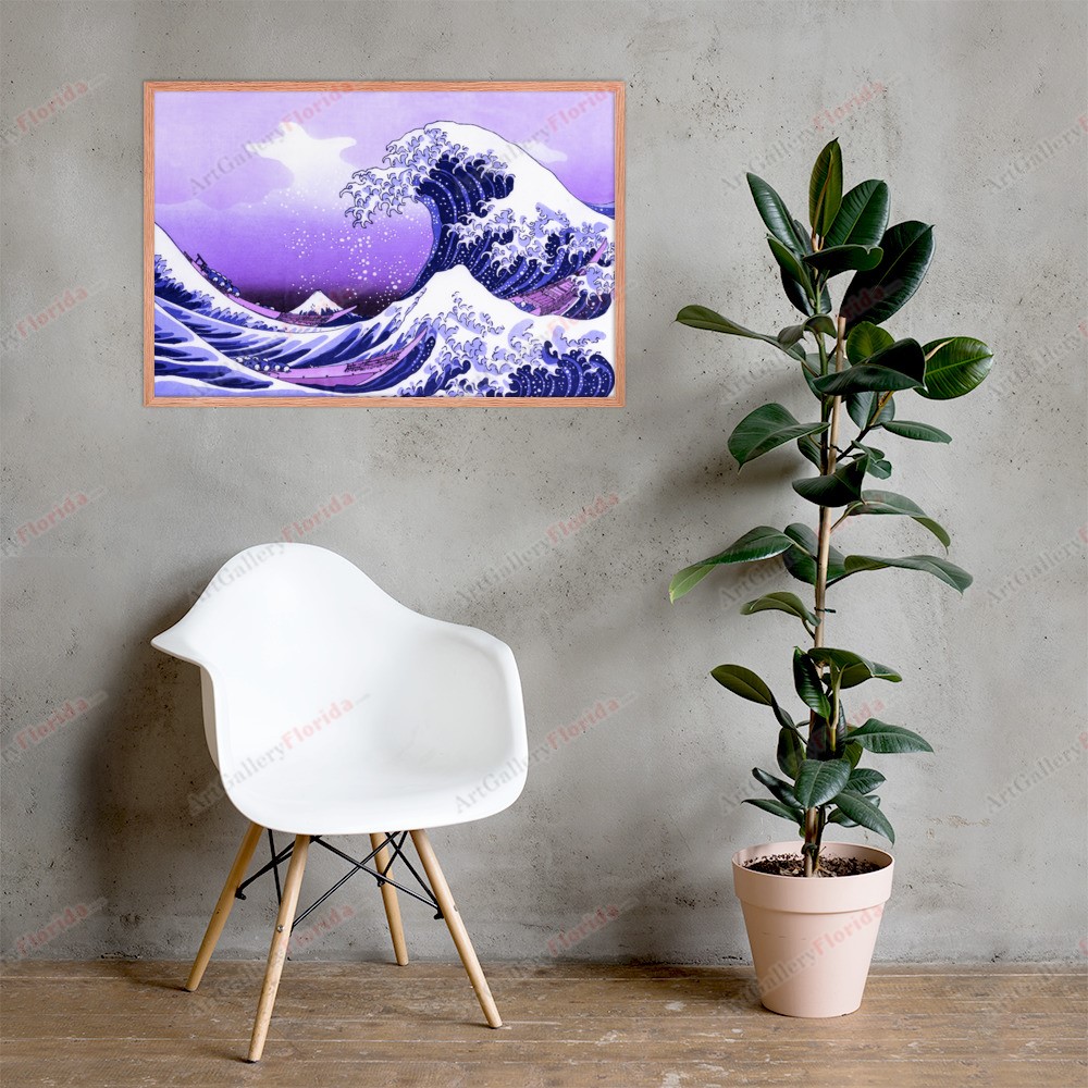 Japan Waves - Framed poster - Image 29