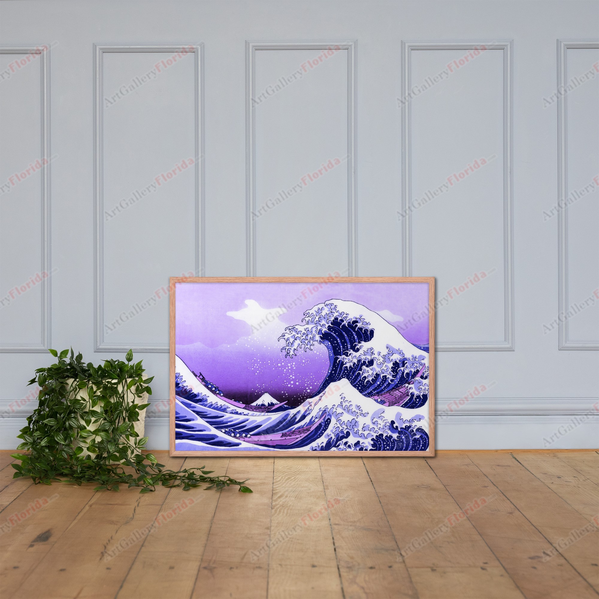 Japan Waves - Framed poster - Image 30