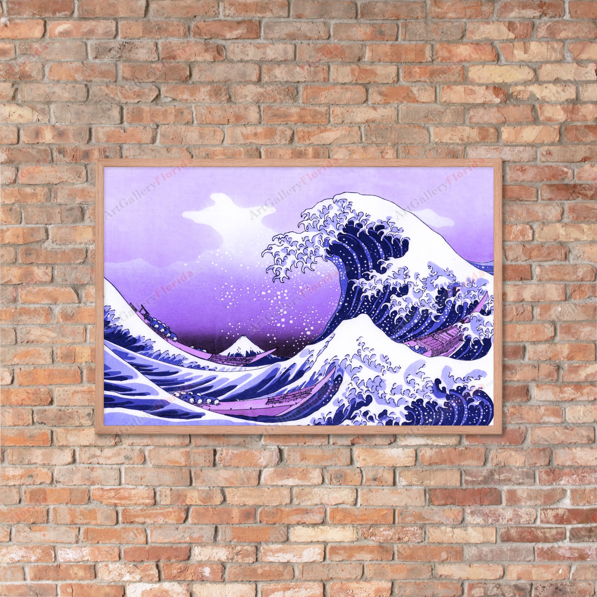 Japan Waves - Framed poster - Image 32