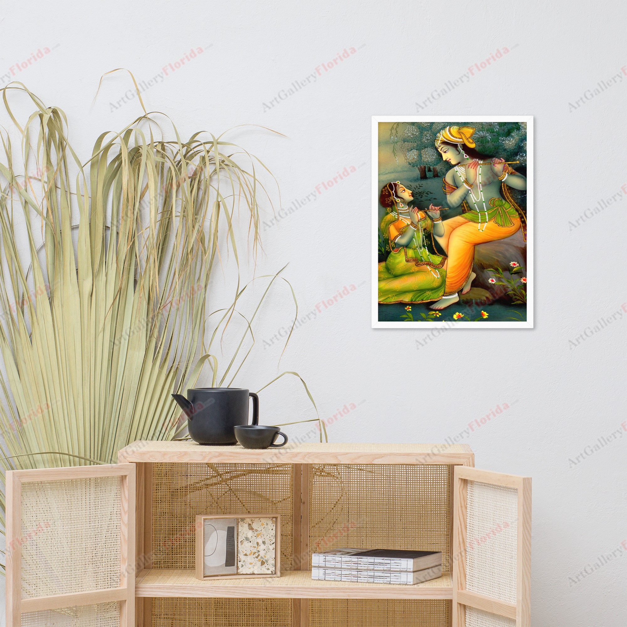 God Lord Krishna - Framed poster - Image 5