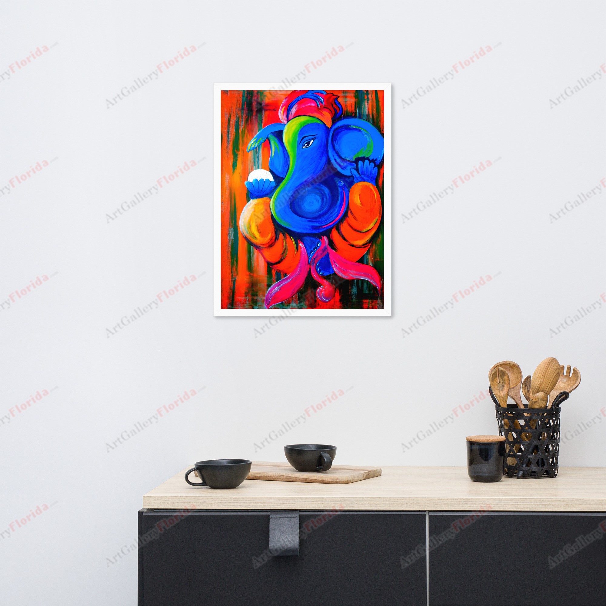 Ganesha God - Framed poster - Image 5