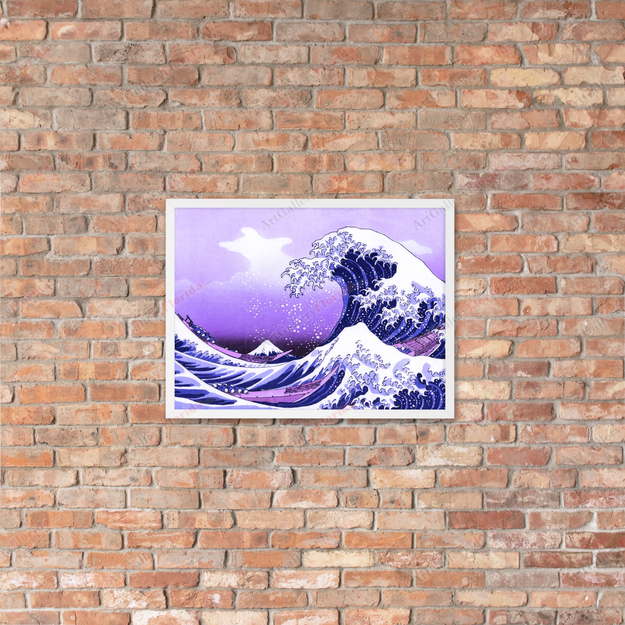 Japan Waves - Framed poster - Image 44