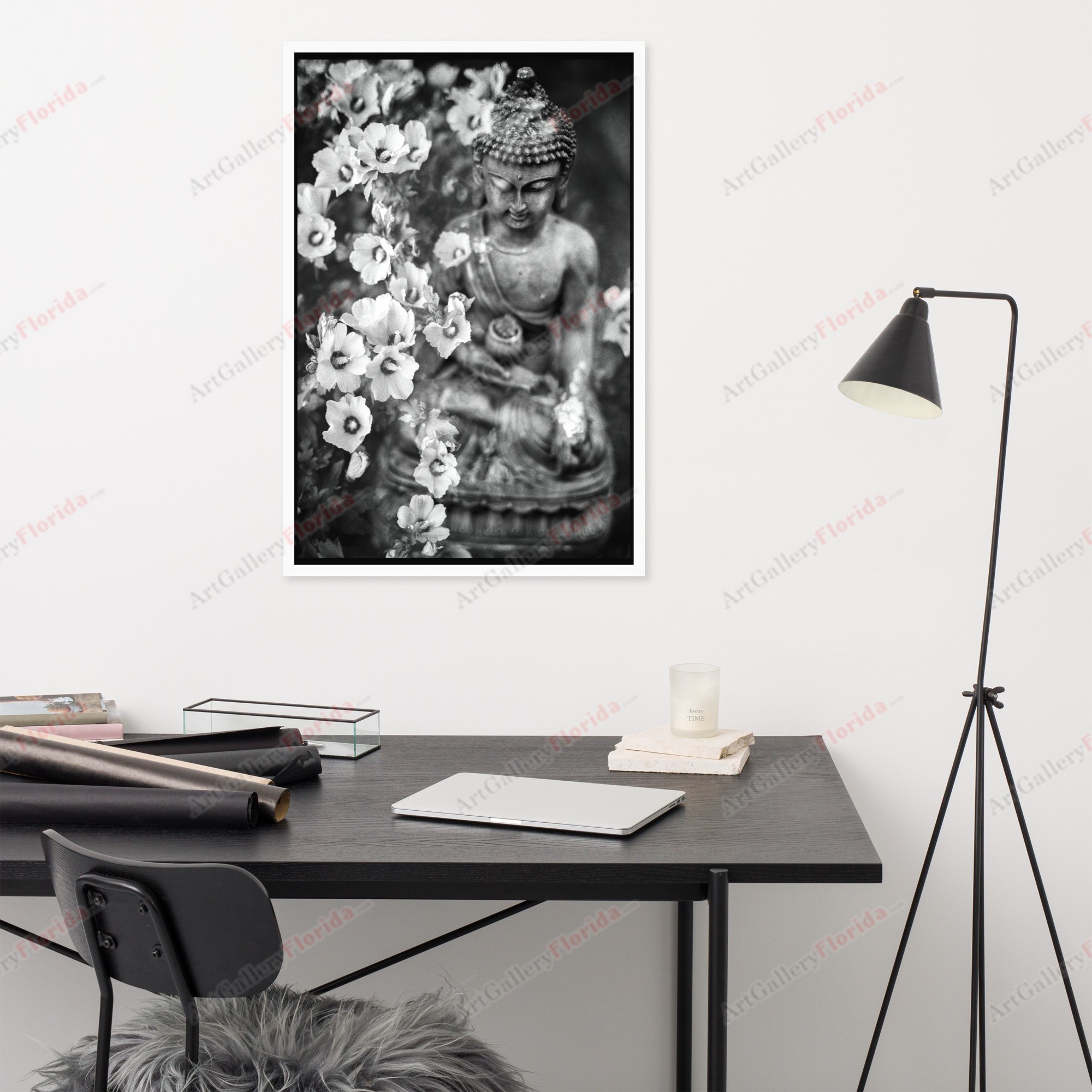 Buddha Flower - Framed poster - Image 6