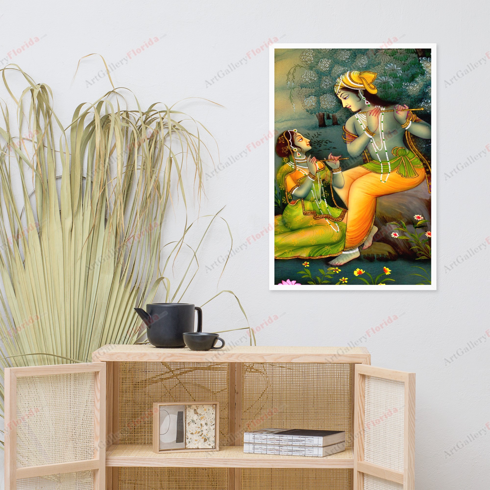 God Lord Krishna - Framed poster - Image 6