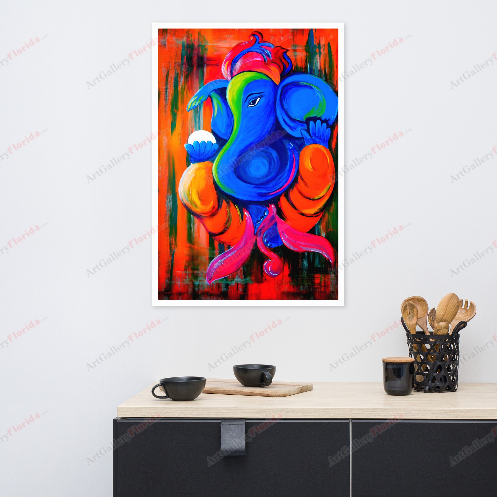 Ganesha God - Framed poster - Image 6