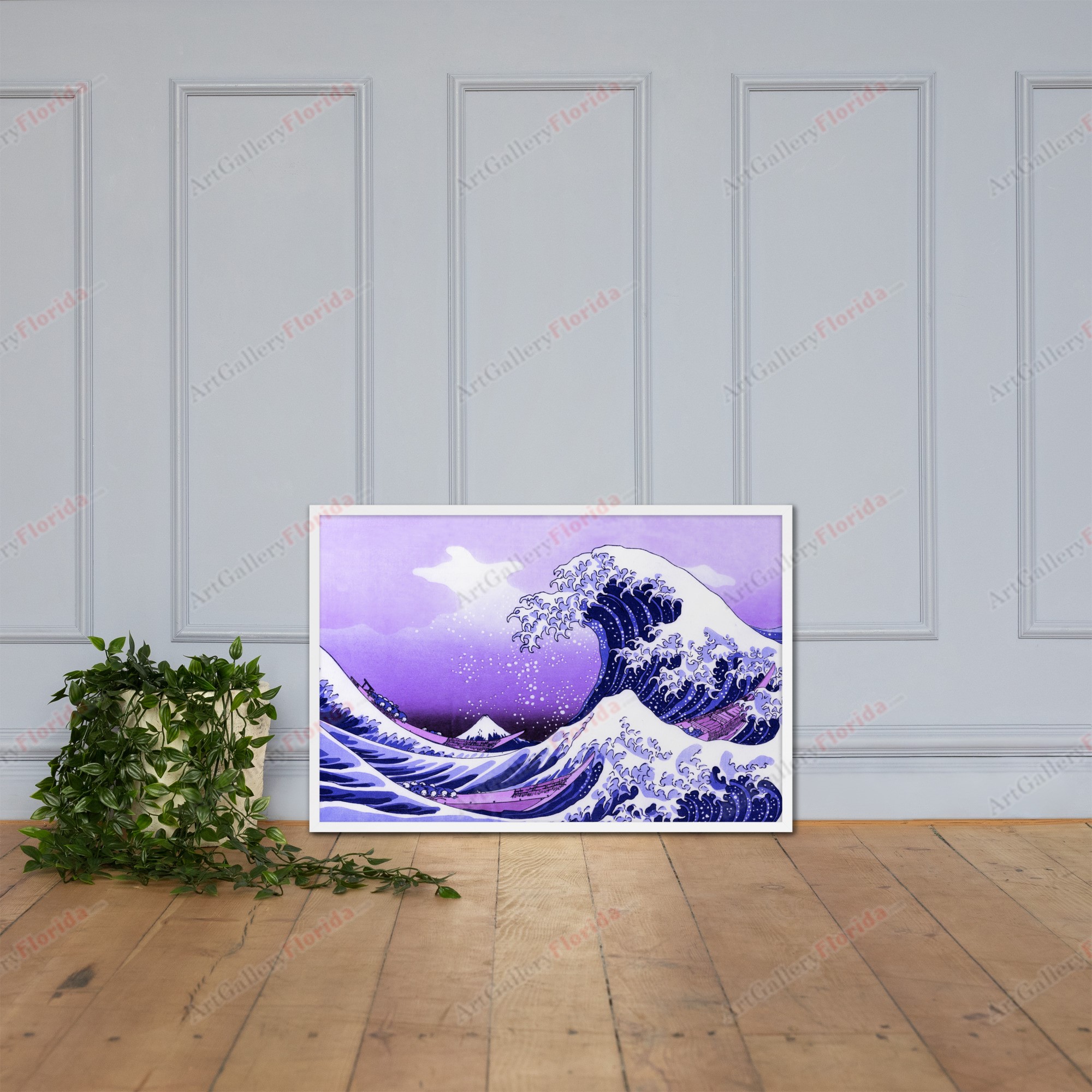 Japan Waves - Framed poster - Image 46