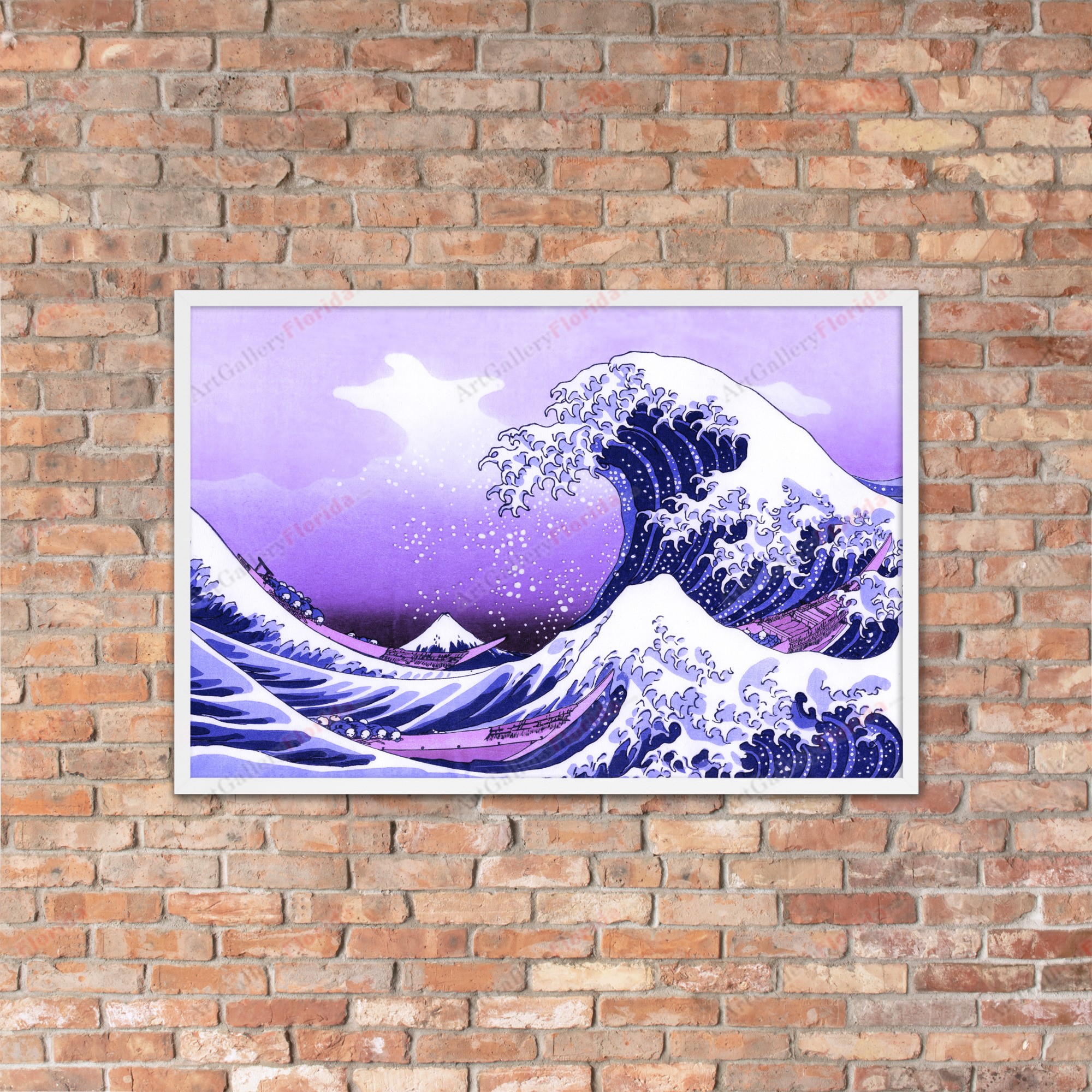 Japan Waves - Framed poster - Image 48