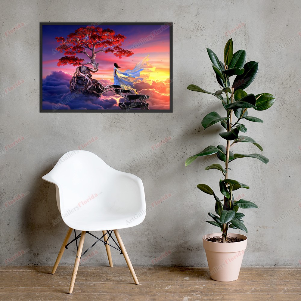 Tree of Paradise - Framed poster