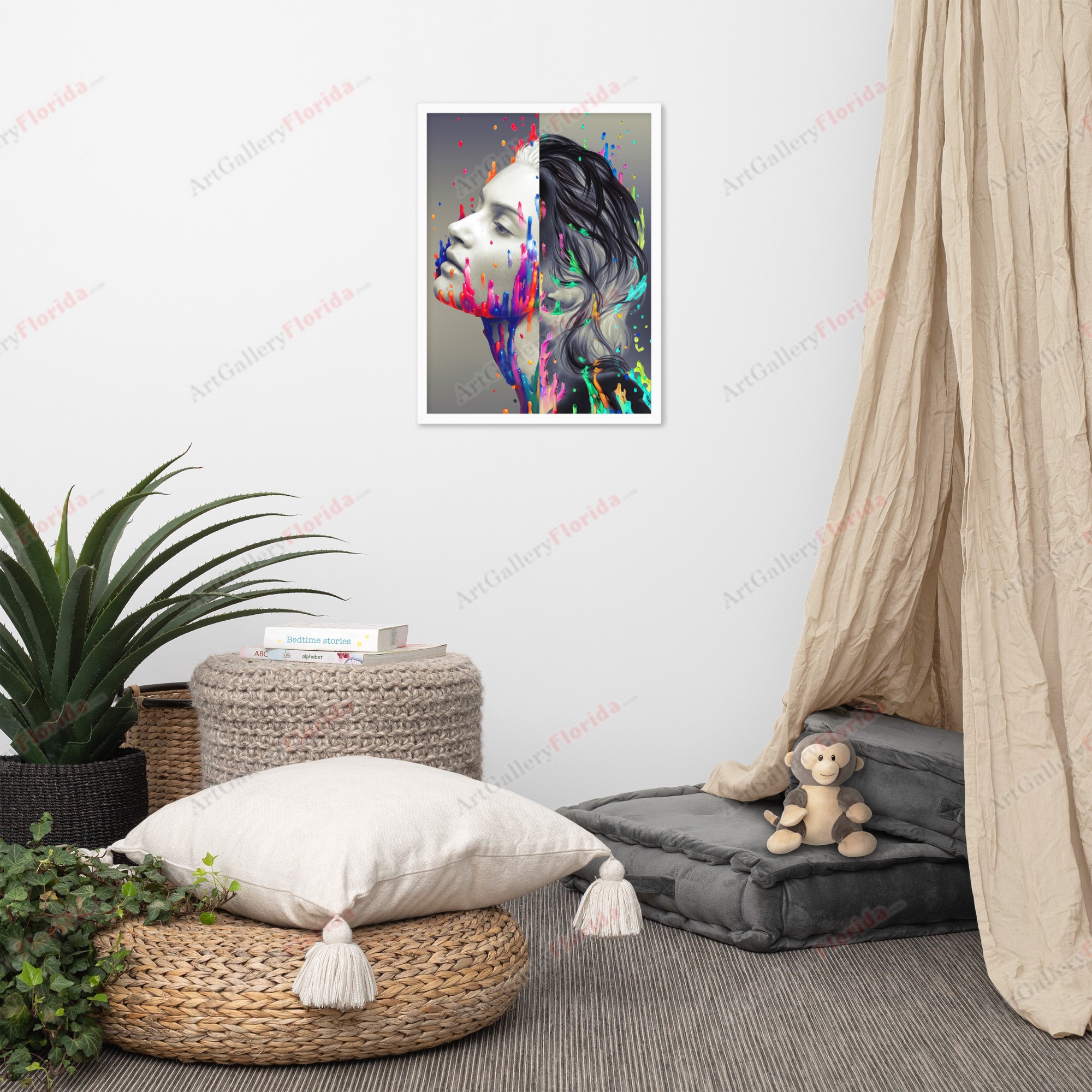 The Duality of the Angel - Framed poster - Image 5