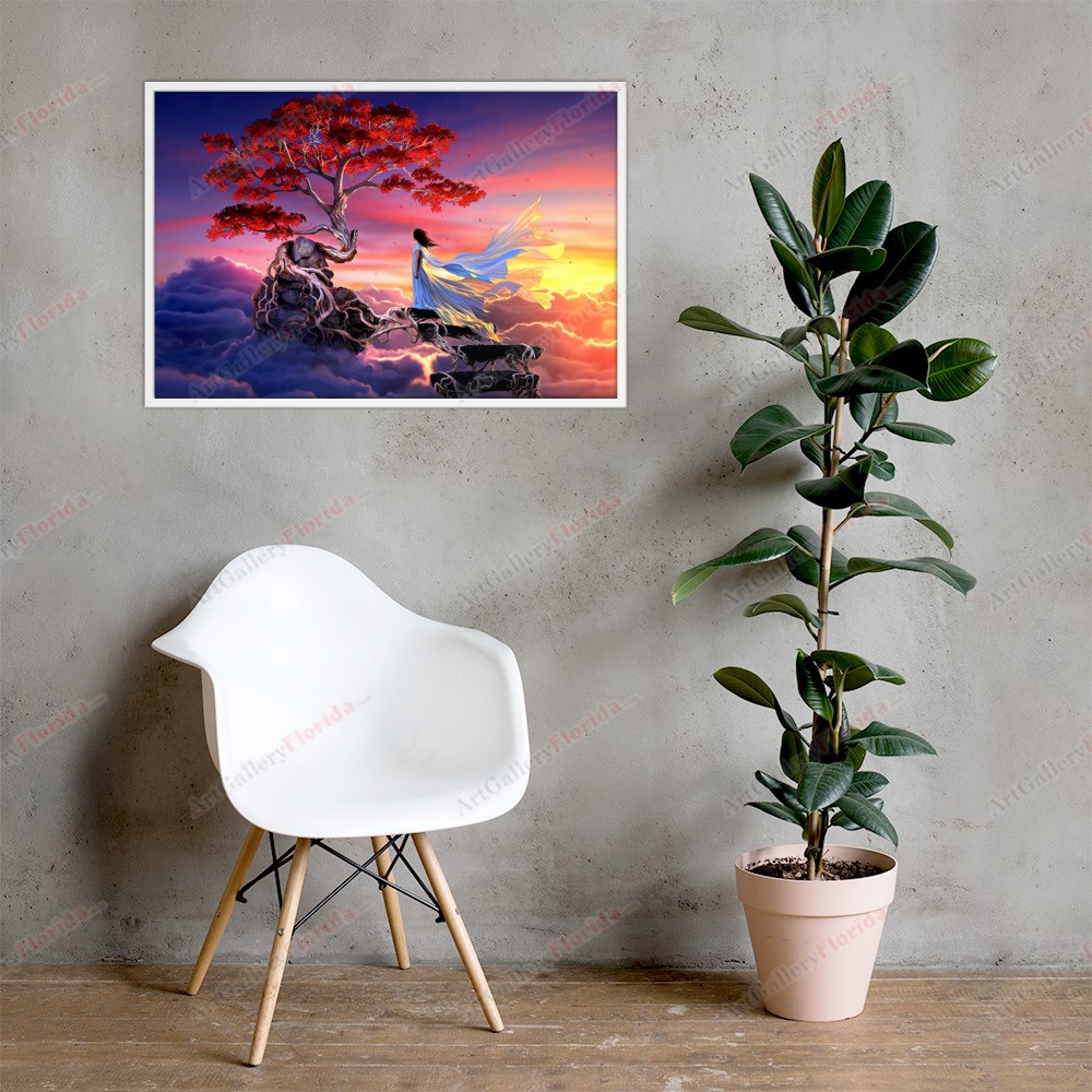 Tree of Paradise - Framed poster - Image 21