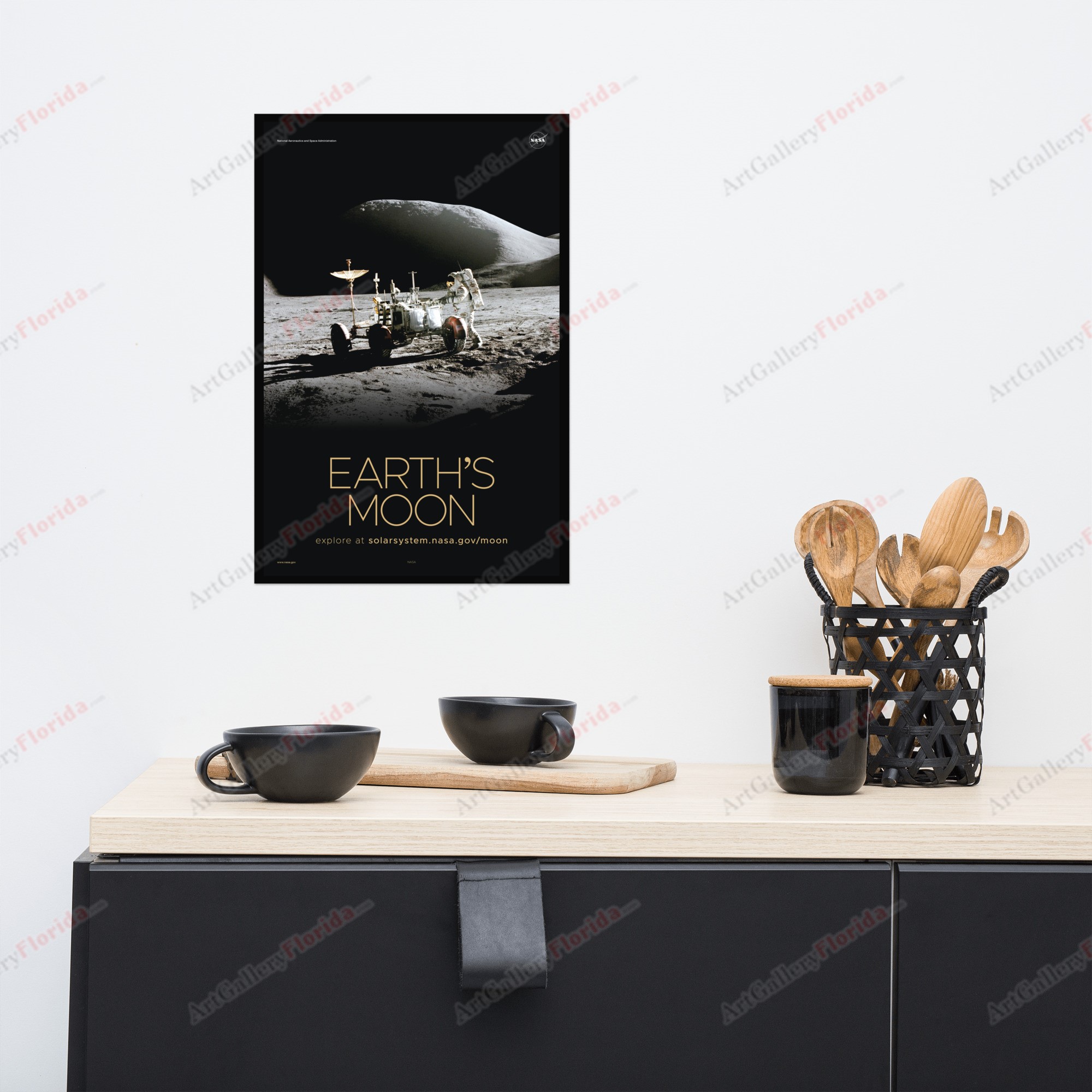Earth´s Moon - Space - Poster