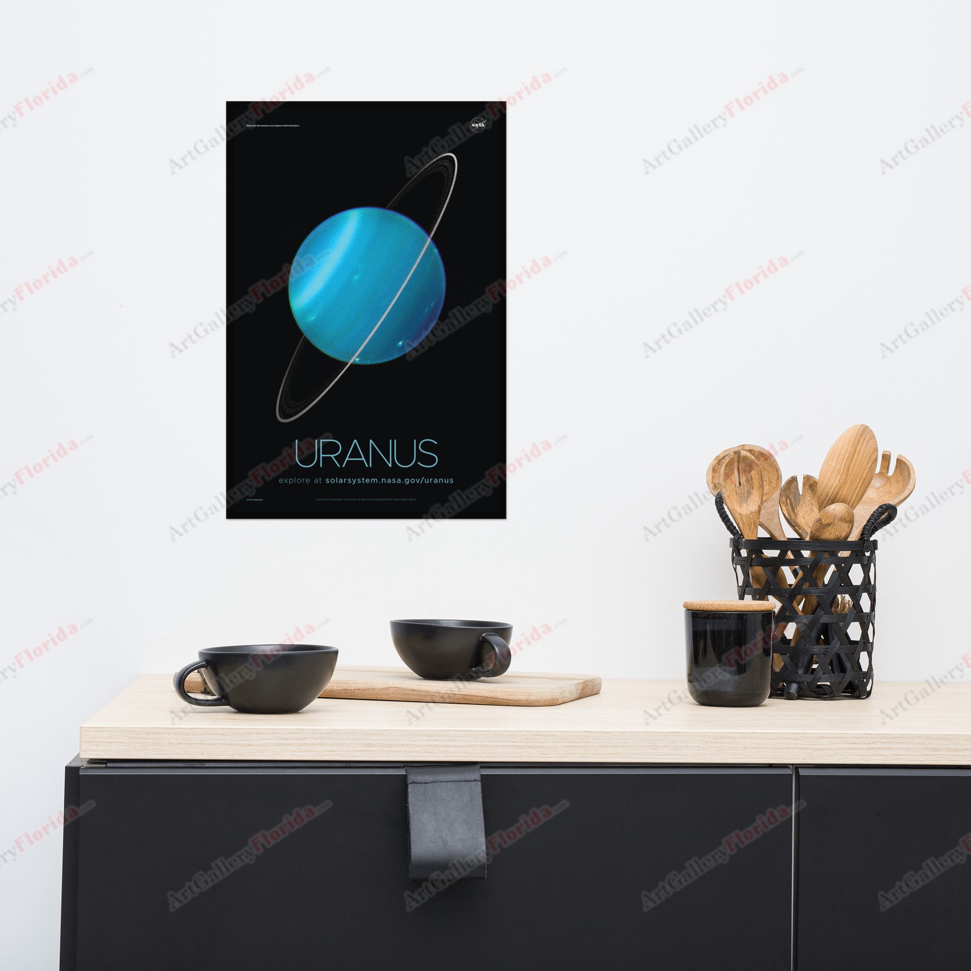 Uranus - Space - Poster