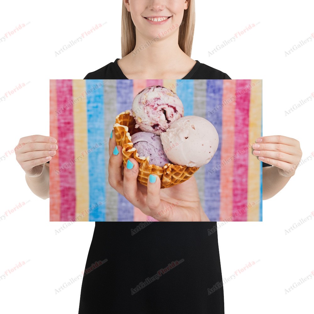 Ice Cream Basket - Poster - Image 2