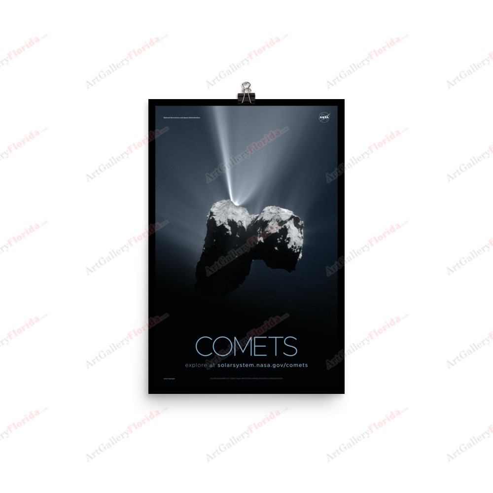 Comets - Space - Poster