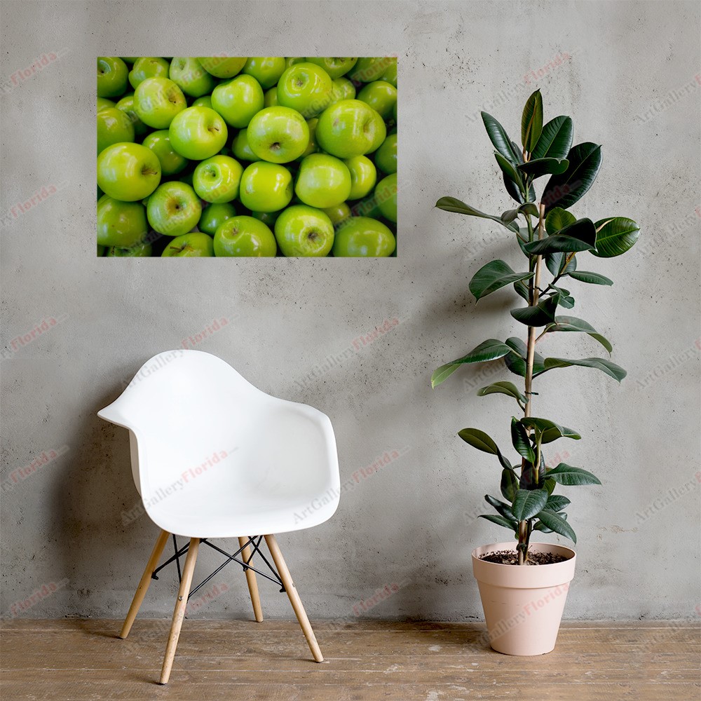Green apples - Poster