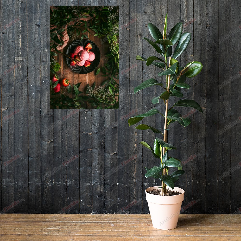 Ice Cream and Strawberries - Poster - Image 6