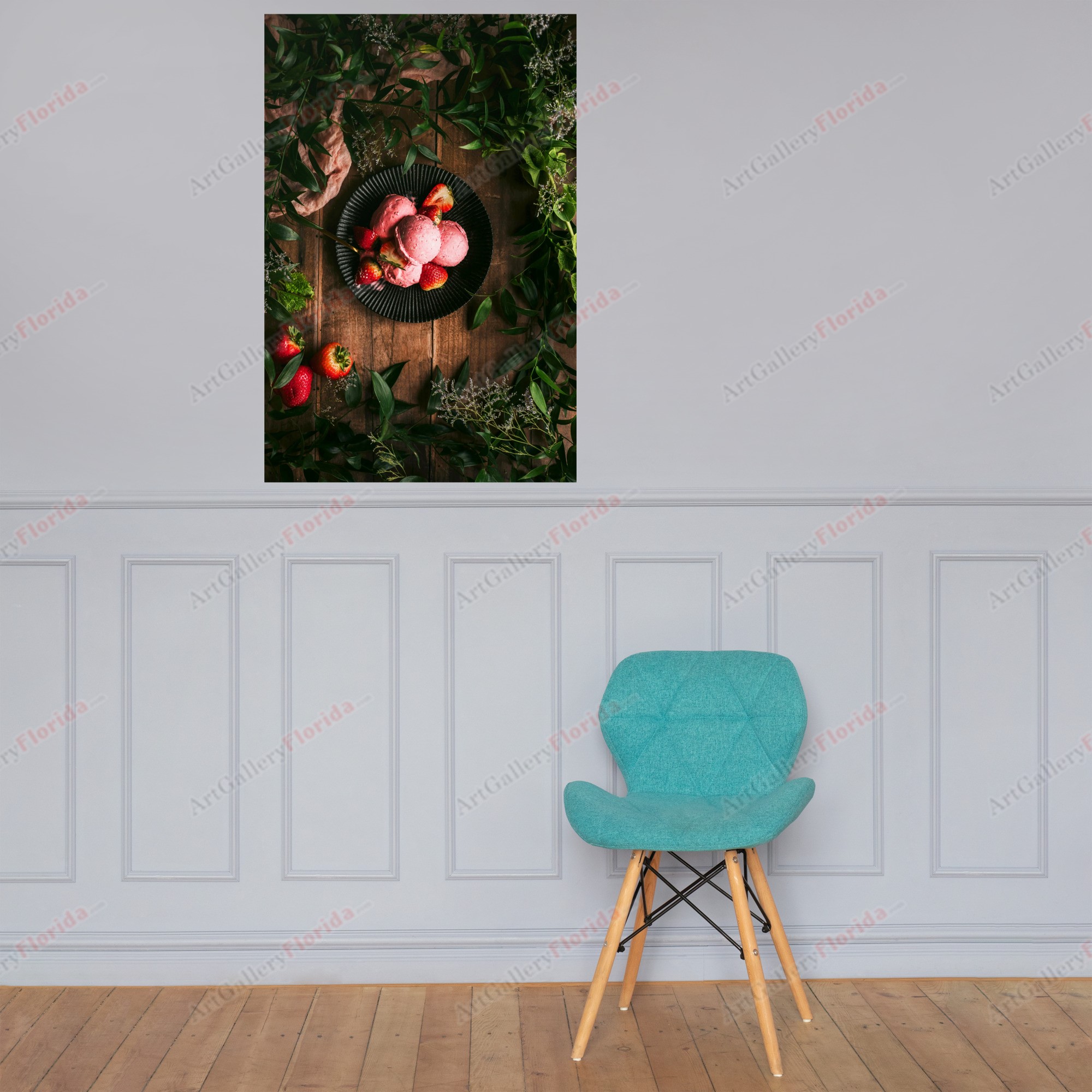 Ice Cream and Strawberries - Poster - Image 5