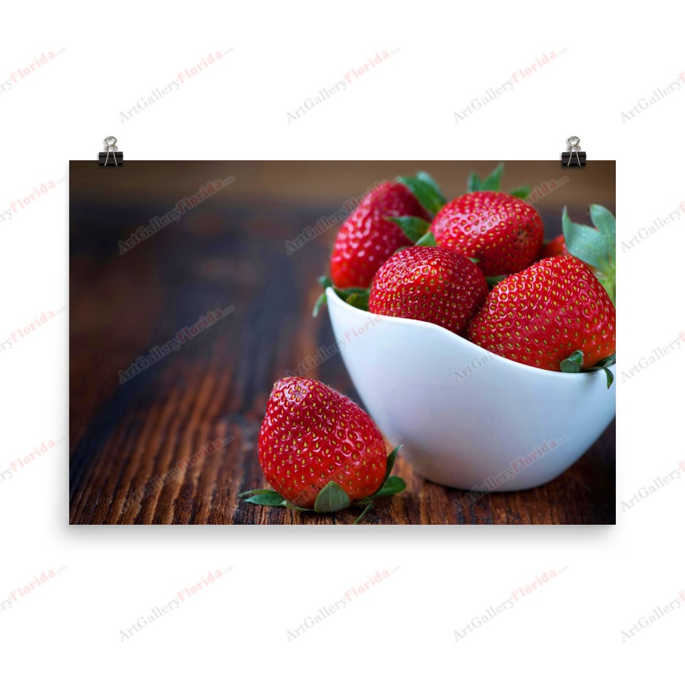 Red Strawberries - Poster - Image 2