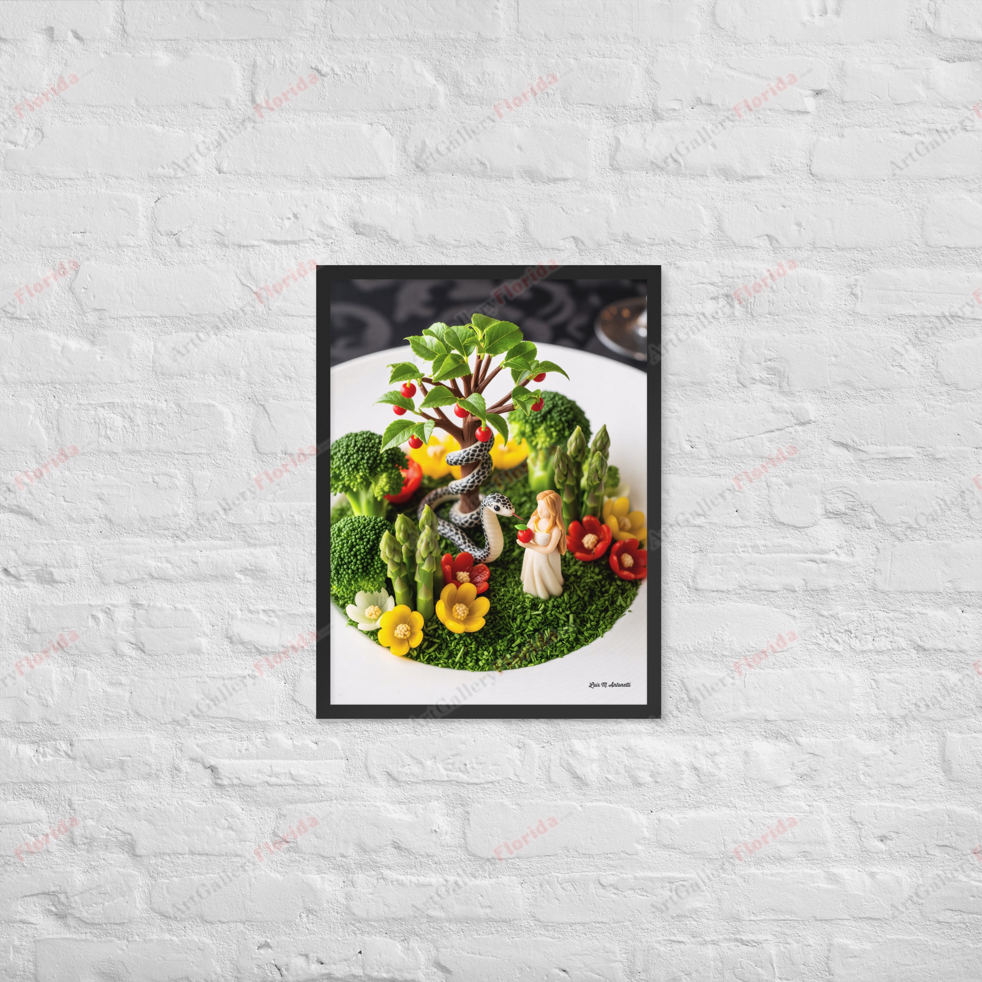 The Chef's Garden of Eden - Framed poster - Image 4