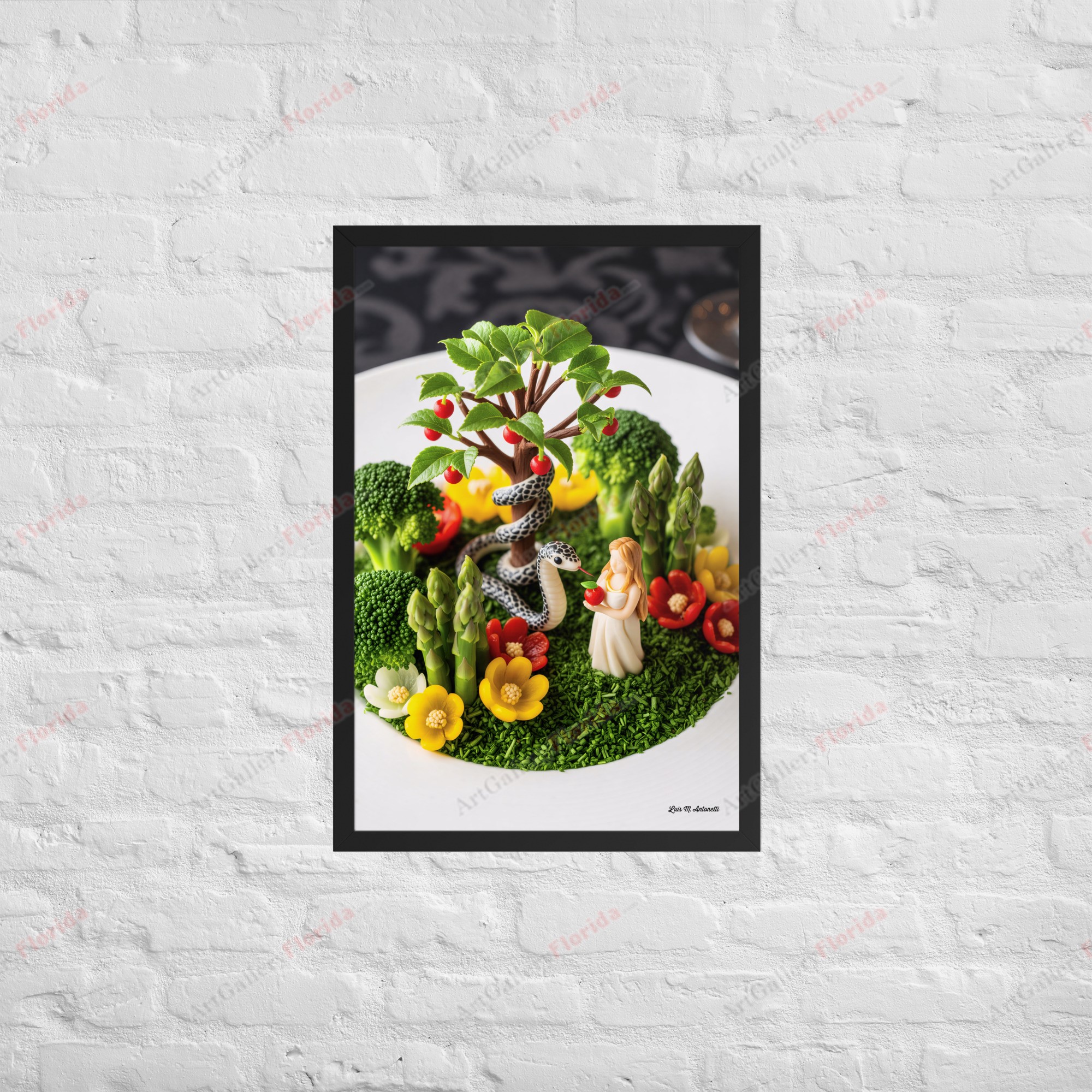 The Chef's Garden of Eden - Framed poster - Image 5