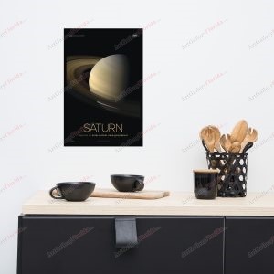 Saturn - Space - Poster