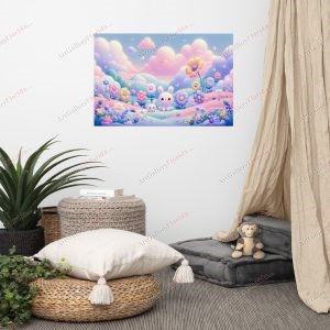 Fantasy rabbits for children - Poster